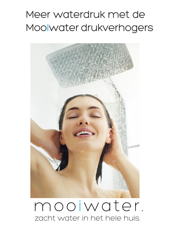 How can you increase the water pressure of your rain shower?